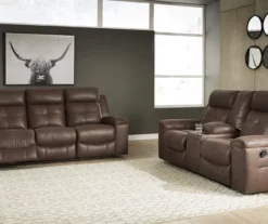 Jesolo Coffee Brown Reclining Console Loveseat 5 Jesolo Coffee Brown Reclining Console Loveseat -Home Furniture Store 810519726 810519673 1 1