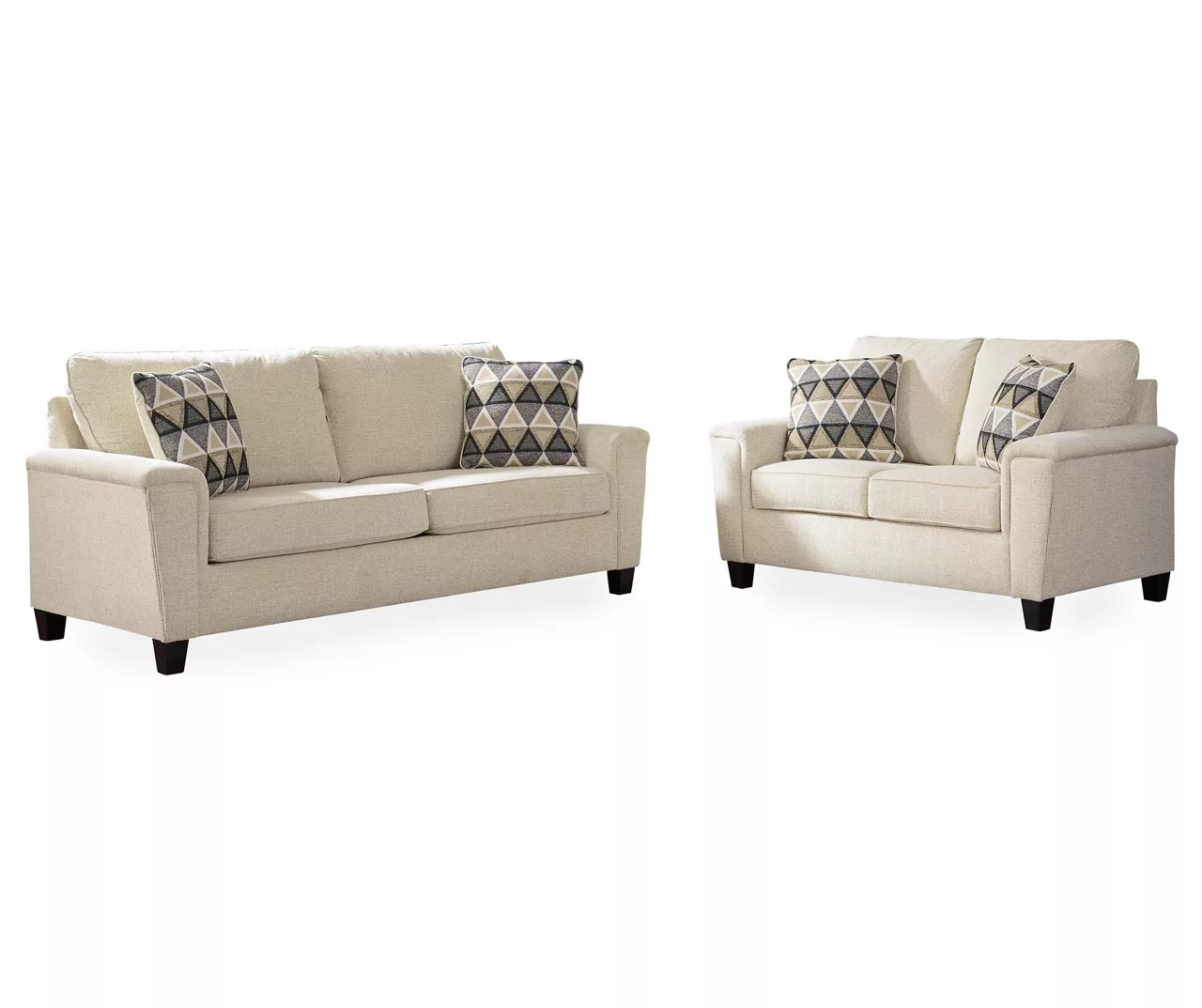 Abinger Cream Loveseat Abinger Cream Loveseat -Home Furniture Store 810519727 810519731 2