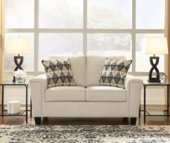 Abinger Cream Loveseat 4 Abinger Cream Loveseat -Home Furniture Store 810519731 4