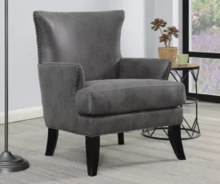Bossa Dark Gray Accent Chair -Home Furniture Store 810519951 7