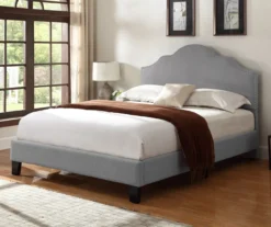 Lombard Light Gray Full Upholstered Bed -Home Furniture Store 810519982 7