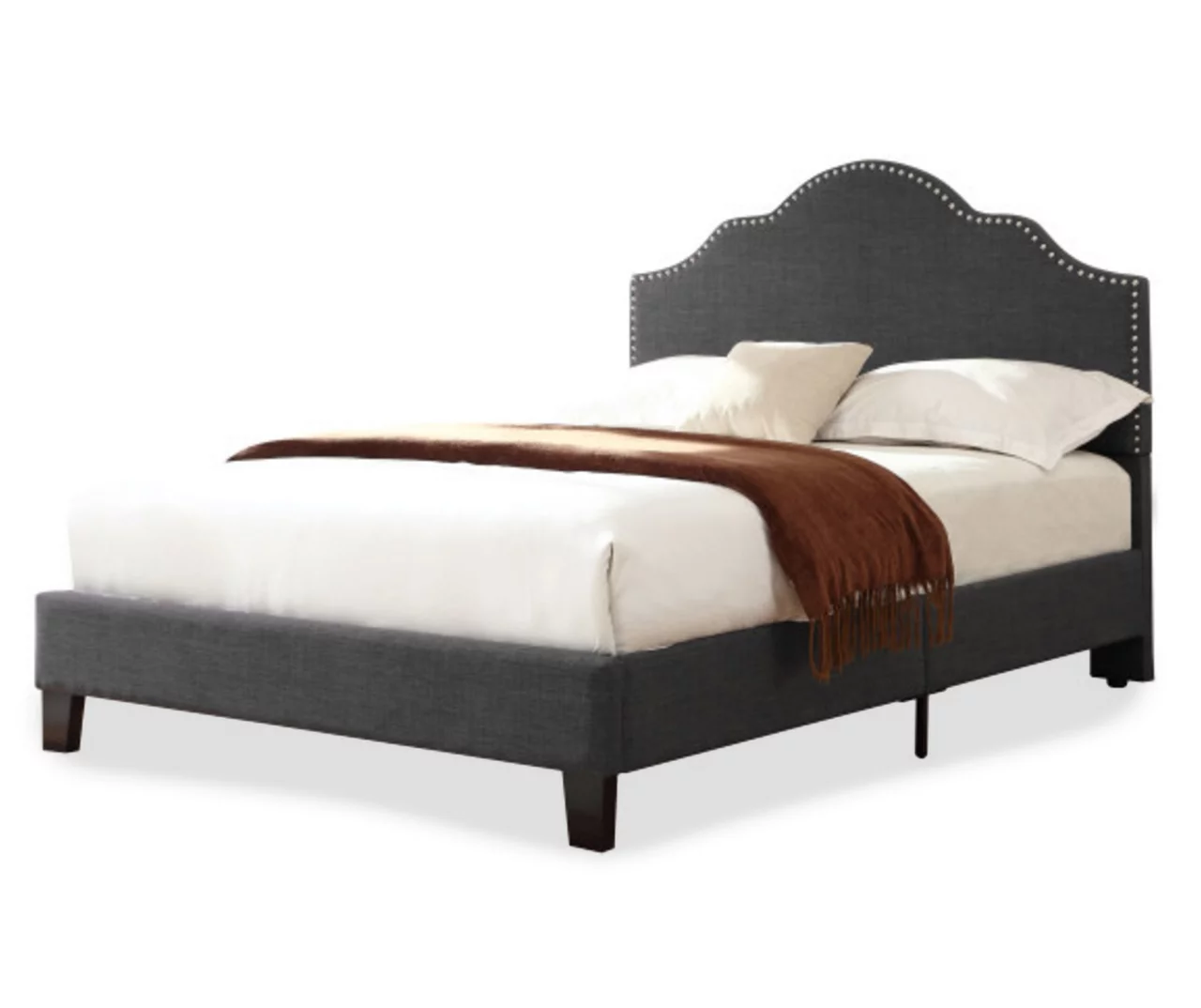 Lombard Charcoal Gray Full Upholstered Bed Lombard Charcoal Gray Full Upholstered Bed -Home Furniture Store 810519983 2