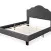 Lombard Charcoal Gray Full Upholstered Bed -Home Furniture Store 810519983 3
