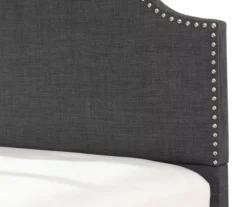 Lombard Charcoal Gray Full Upholstered Bed 6 Lombard Charcoal Gray Full Upholstered Bed -Home Furniture Store 810519983 5