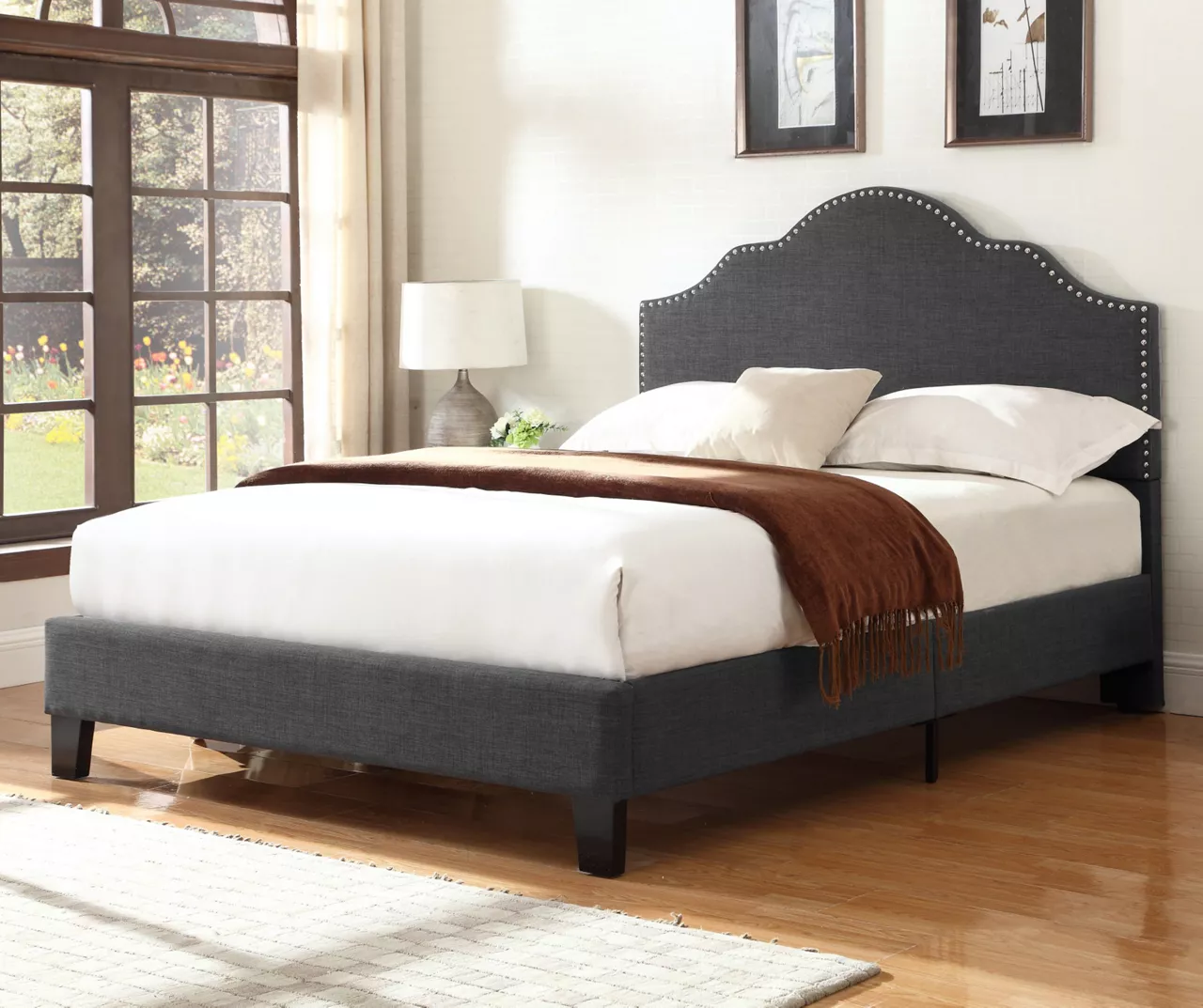 Lombard Charcoal Gray Full Upholstered Bed Lombard Charcoal Gray Full Upholstered Bed -Home Furniture Store 810519983 7