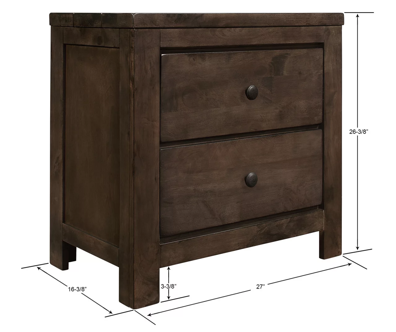 Florence 2-Drawer Nightstand Florence 2-Drawer Nightstand -Home Furniture Store 810519987 5