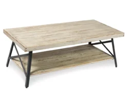 Pomona Whitewash Coffee Table