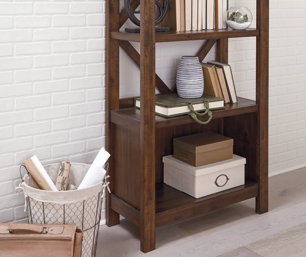 Baldridge 4-Shelf Bookcase Baldridge 4-Shelf Bookcase -Home Furniture Store 810523819 2