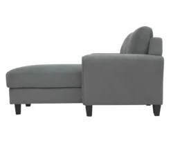 Hayward Gray Rolled Arm Sectional -Home Furniture Store 810524579 4