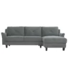 Hayward Gray Curved Arm Sectional -Home Furniture Store 810524580
