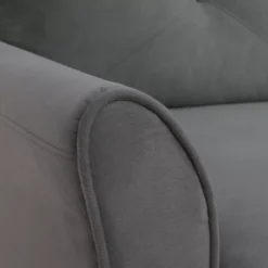 Hayward Gray Curved Arm Sectional -Home Furniture Store 810524580 51