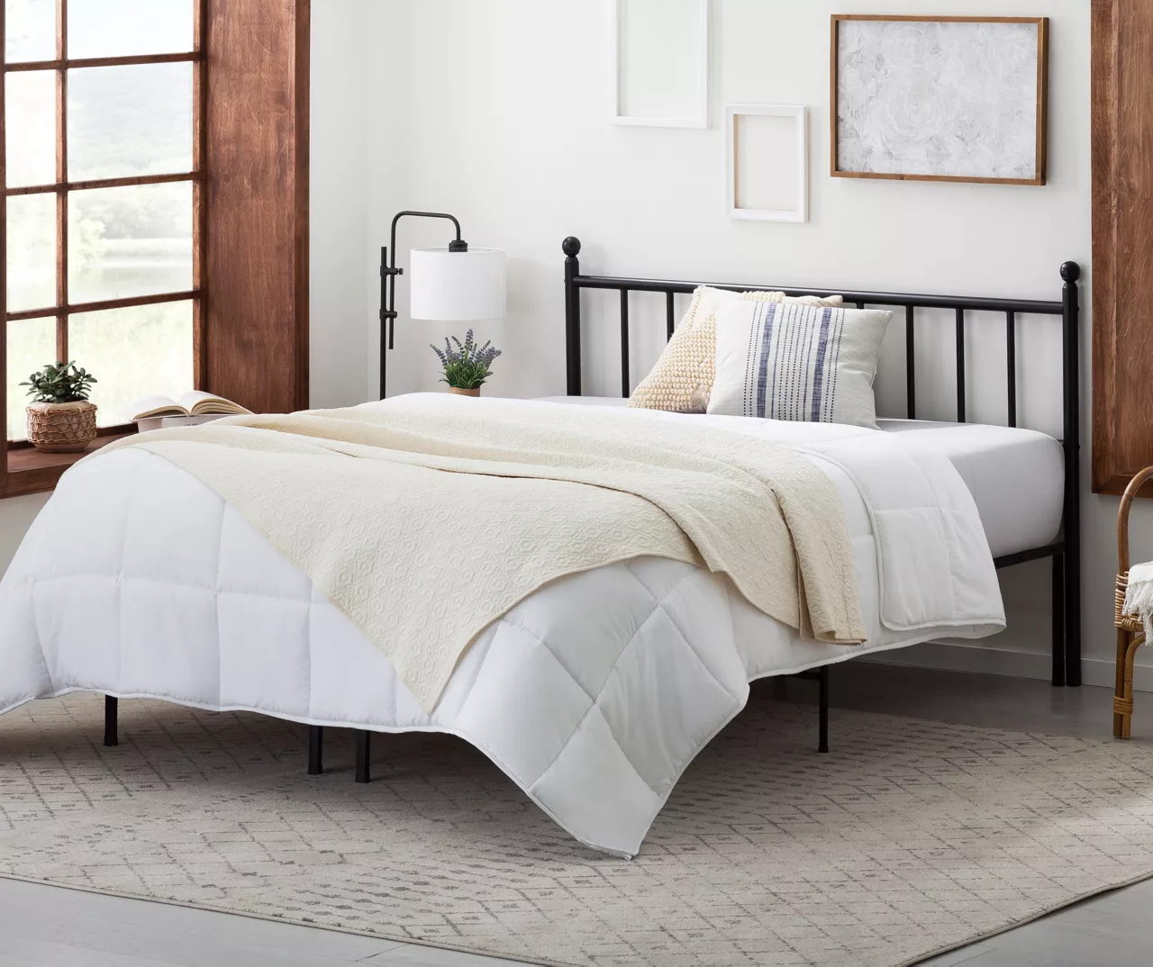 Brookside Vertical Bar Metal Headboard Brookside Vertical Bar Metal Headboard -Home Furniture Store 810526750 810527061 810527062 810527063 810527064 4