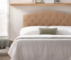 Brookside Curved Edge Upholstered Headboard -Home Furniture Store 810527109 810527115 2