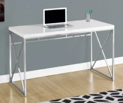 Monarch Metal Computer Desk -Home Furniture Store 810527355 1