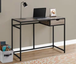 Monarch 42" Single Drawer Computer Desk -Home Furniture Store 810527357 1