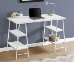 Monarch Metal 3 Tier Computer Desk -Home Furniture Store 810527359 1