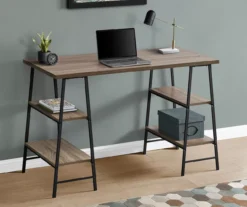 Monarch Metal 3 Tier Computer Desk -Home Furniture Store 810527361 1
