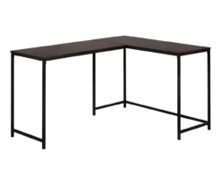 Monarch L-Shaped Metal Corner Desk -Home Furniture Store 810527365 2