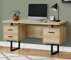 60" 3-Drawer Computer Desk 7 60" 3-Drawer Computer Desk -Home Furniture Store 810533367 1 1