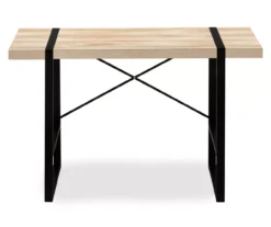 Natural Wood Look Thick Panel Computer Desk -Home Furniture Store 810533411 4