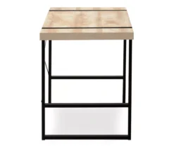 Natural Wood Look Thick Panel Computer Desk -Home Furniture Store 810533411 6