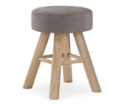 Wooden Leg Upholstered Ottoman -Home Furniture Store 810533418 2