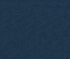 Blue Velvet Upholstered Wooden Ottoman -Home Furniture Store 810533421 3