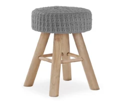 Wooden Leg Upholstered Ottoman -Home Furniture Store 810533423 2