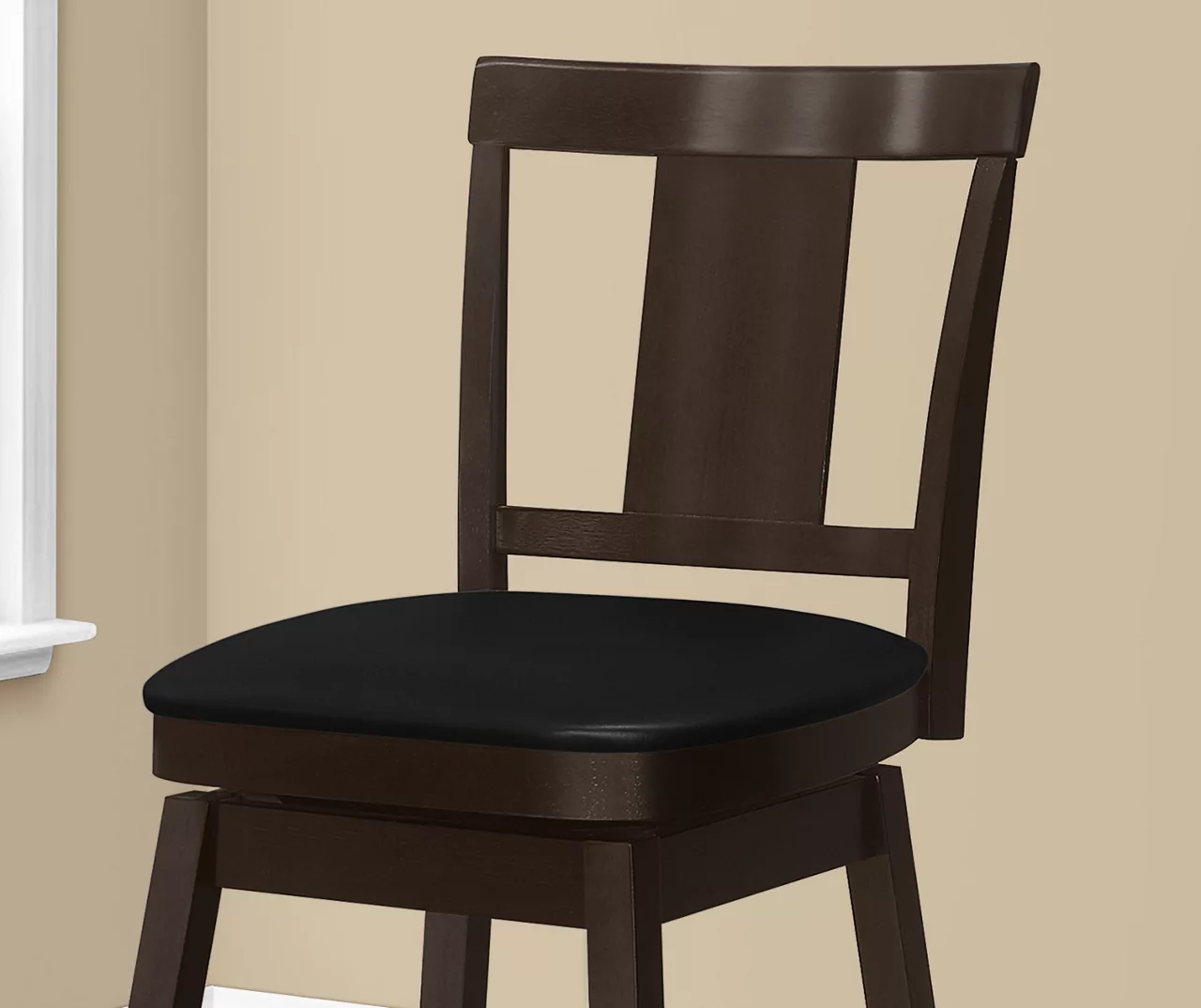 Faux Leather Swivel Bar Stools, 2-Pack Faux Leather Swivel Bar Stools, 2-Pack -Home Furniture Store 810533430 4