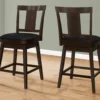 Faux Leather Swivel Bar Stools, 2-Pack -Home Furniture Store 810533431 1