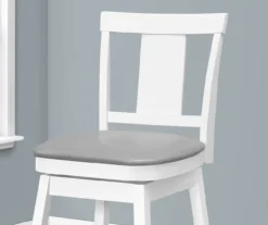 Faux Leather Swivel Bar Stools, 2-Pack 17 Faux Leather Swivel Bar Stools, 2-Pack -Home Furniture Store 810533432 4