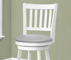 Slat Back Swivel Bar Stools, 2-Pack -Home Furniture Store 810533436 4