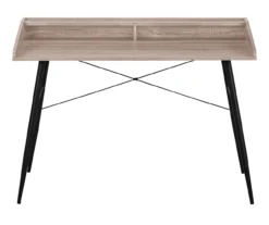 2-Cubby Computer Desk With Hutch -Home Furniture Store 810533451 4