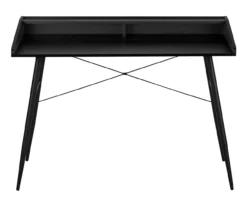 2-Cubby Computer Desk With Hutch -Home Furniture Store 810533452 4