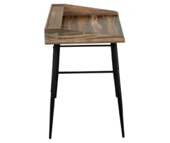 2-Cubby Computer Desk With Hutch -Home Furniture Store 810533453 6