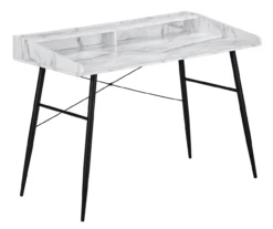 2-Cubby Computer Desk With Hutch -Home Furniture Store 810533454 2