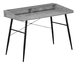 2-Cubby Computer Desk With Hutch -Home Furniture Store 810533455 2