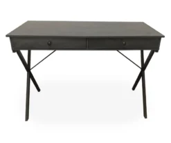 Real Living Rustic 2-Drawer Writing Desk