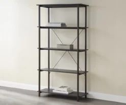 Real Living Rustic 5-Shelf Bookcase -Home Furniture Store 810534675
