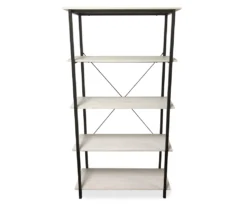Real Living Rustic 5-Shelf Bookcase -Home Furniture Store 810534676 1