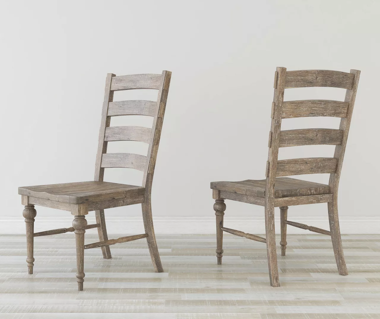 Sandstone Buff Ladderback Upholstered Dining Chairs, 2-Pack Sandstone Buff Ladderback Upholstered Dining Chairs, 2-Pack -Home Furniture Store 810535746 6