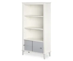 Monarch Hill Poppy Gray & White Bookcase -Home Furniture Store 810538207 5