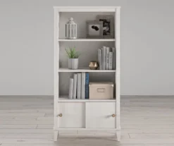 Monarch Hill Poppy Ivory Oak Bookcase -Home Furniture Store 810538210 2