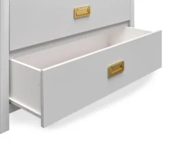 Monarch Hill Haven Dove Gray 3-Drawer Dresser 7 Monarch Hill Haven Dove Gray 3-Drawer Dresser -Home Furniture Store 810538227 6