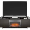 65" Himmel Espresso Electric Fireplace Console -Home Furniture Store 810538249 3