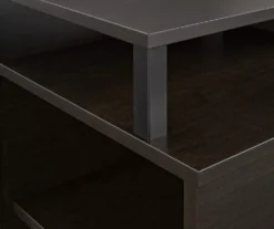 65" Himmel Espresso Electric Fireplace Console -Home Furniture Store 810538249 4