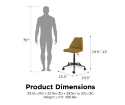 Novogratz Brittany Office Chair 13 Novogratz Brittany Office Chair -Home Furniture Store 810538397 6