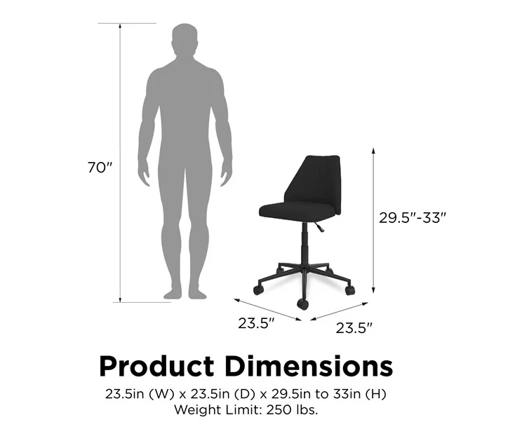 Novogratz Brittany Office Chair Novogratz Brittany Office Chair -Home Furniture Store 810538398 6
