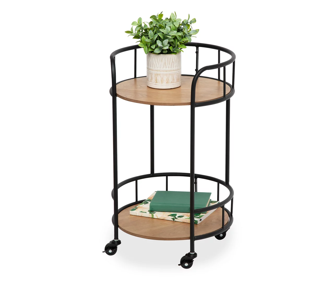 Rolling 2-Tier Side Table Rolling 2-Tier Side Table -Home Furniture Store 810539921 1
