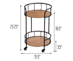 Rolling 2-Tier Side Table 6 Rolling 2-Tier Side Table -Home Furniture Store 810539921 5